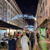Visita às iluminações de Natal em Lisboa