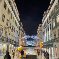 Visita às iluminações de Natal em Lisboa