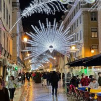 Visita às iluminações de Natal em Lisboa