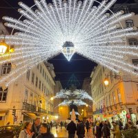 Visita às iluminações de Natal em Lisboa